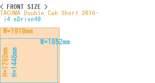 #TACOMA Double Cab Short 2016- +  i4 eDrive40